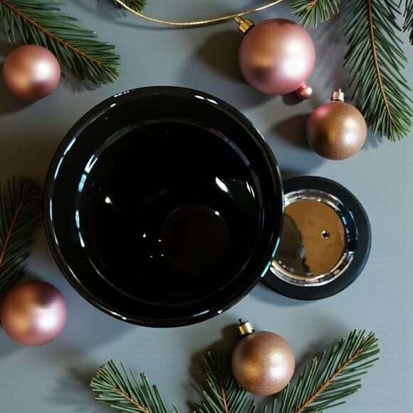 Starbucks 2015 Black Ceramic Swarovski Crystal Tumbler 12oz • Rare Lmtd Edt. NWT - Picture 8 of 9